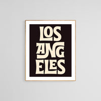 Modern Giclee Art Print - Destination: Los Angeles