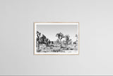 Modern Fine Art Photograph - Joshua Tree Black and White #1
