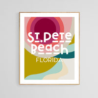 Destination: St. Pete Beach - Modern Art Print