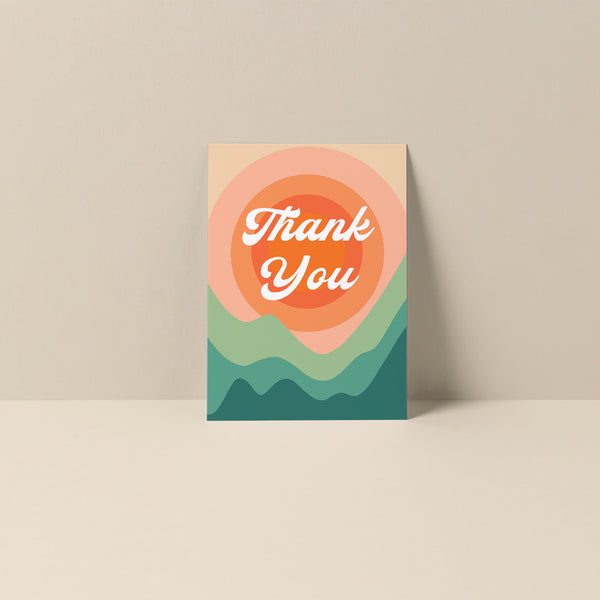 Thank You (Sunshine) - Blank Note Card