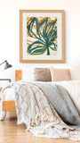 Modern Abstract Floral Art Print - Celeste