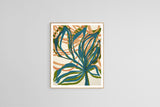 Modern Abstract Floral Art Print - Celeste