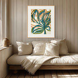 Modern Abstract Floral Art Print - Celeste