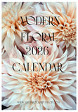 2026 Wall Calendar: Modern Floral