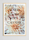 2026 Wall Calendar: Modern Floral