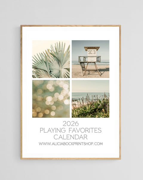 2026 Desk Calendar - Playing Favorites