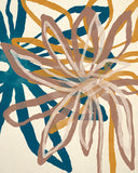 Modern Abstract Floral Art Print - Ginger