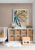 Modern Abstract Floral Art Print - Ginger