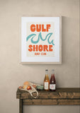 Modern Giclee Art Print - Gulf Coast Surf Club