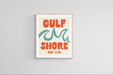 Modern Giclee Art Print - Gulf Coast Surf Club