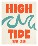 Modern Giclee Art Print - High Tide Surf Club 1