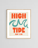Modern Giclee Art Print - High Tide Surf Club 1
