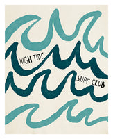 Modern Giclee Art Print - High Tide Surf Club 2