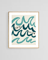 Modern Giclee Art Print - High Tide Surf Club 2