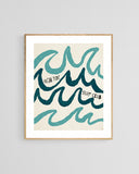 Modern Giclee Art Print - High Tide Surf Club 2
