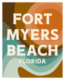 Destination: Fort Myers Beach - Modern Art Print