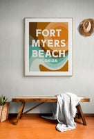 Destination: Fort Myers Beach - Modern Art Print