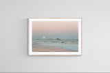 Modern Coastal Fine Art Photograph - Moon Over Folly