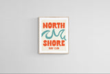 Modern Giclee Art Print - North Shore Surf Club