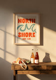 Modern Giclee Art Print - North Shore Surf Club
