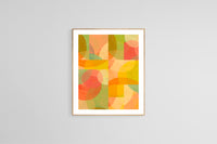 Modern Abstract Art Print - Organic Abstract #3