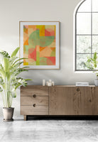 Modern Abstract Art Print - Organic Abstract #4