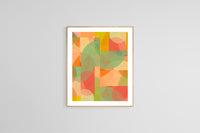 Modern Abstract Art Print - Organic Abstract #4