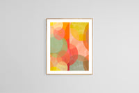Modern Abstract Art Print - Organic Abstract #7