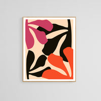Modern Abstract Art Print - Sea Botanical #2