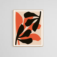 Modern Abstract Art Print - Sea Botanical #4