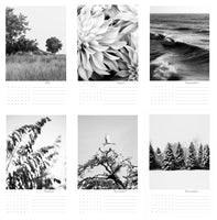 2026 Wall Calendar: Modern Gray