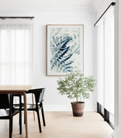 Modern Nature Photograph - Blue Fern #1
