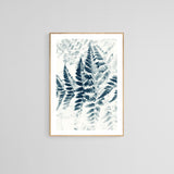 Modern Nature Photograph - Blue Fern #2