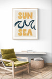 Modern Giclee Art Print - Sun and Sea