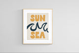 Modern Giclee Art Print - Sun and Sea
