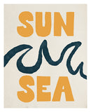 Modern Giclee Art Print - Sun and Sea