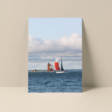 Blank Note Card - Island Winds #1