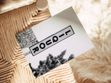 Blank Note Card - Liquor Sign In Black And White