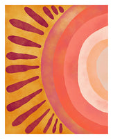 Modern Art Print - Watercolor Sunshine #1