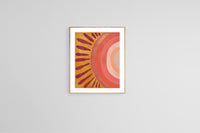 Modern Art Print - Watercolor Sunshine #1