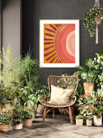 Modern Art Print - Watercolor Sunshine #1