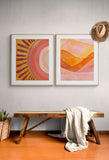 Modern Art Print - Watercolor Sunshine #1
