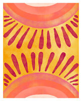 Modern Art Print - Watercolor Sunshine #2