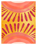 Modern Art Print - Watercolor Sunshine #2