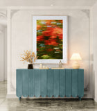Modern Fine Art Abstract Photograph - Bougainvillea Breeze #1