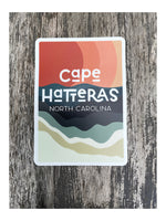 Waterproof Vinyl Sticker - Cape Hatteras, North Carolina