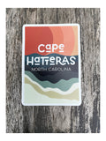 Waterproof Vinyl Sticker - Cape Hatteras, North Carolina