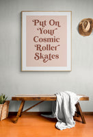 Cosmic Roller Skates - Modern Art Print