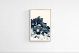 Modern Fine Art Print - Cyan Anemone #4