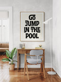 Modern Giclee Art Print - Go Jump In The Pool